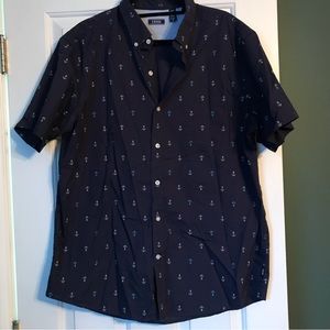 IZOD XL Button Down Short Sleeve Polo